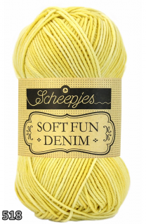 Příze Scheepjes Softfun Denim  (bavlna/akryl, 50 g) číslo: 518