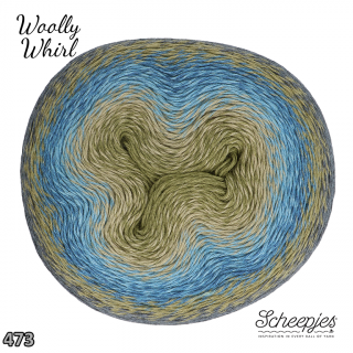Příze Scheepjes Woolly Whirl  (bavlna/vlna, 215 g) číslo: 473