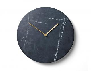 Hodiny Marble, Black