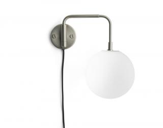 Nástěnná lampa Staple TR Bulb, Brushed steel