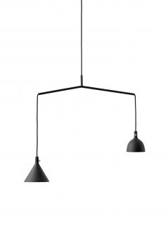 Závěsná lampa Cast Shape 4, Black