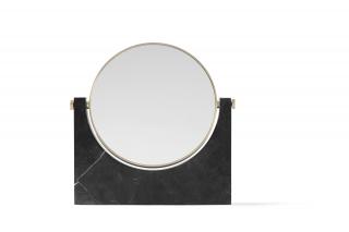 Zrcadlo Pepe Marble, Brass/Black