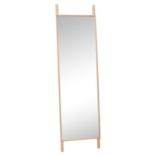 Zrcadlo v dřevěném rámu-rozbalené