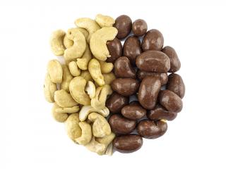 Kešu ořechy v 32% mléčné čokoládě