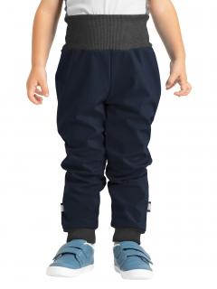 Unuo, Batolecí softshellové kalhoty s fleecem Street, Tm. Modročerná Velikost: 98/104