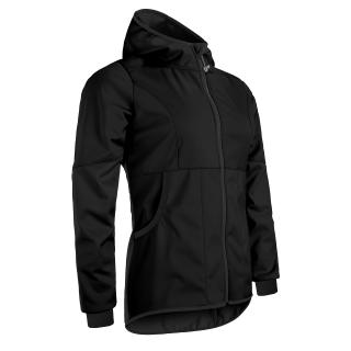 Unuo, Dámská softshellová bunda s fleecem Street, Černá Velikost: XL