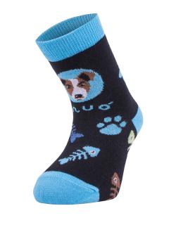 Unuo, Dětské bambusové ponožky Classic, Kočka pes kluk Velikost ponožky, punčocháče, legíny EU: 33/35