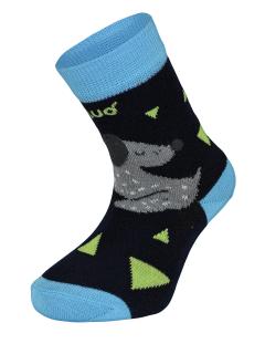 Unuo, Dětské bambusové ponožky Classic, Pejsci Velikost ponožky, punčocháče, legíny EU: 33/35