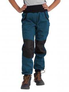 Unuo, Dětské softshellové kalhoty s fleecem Street Strong, Kobaltová Velikost: 110/116