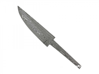 Čepel na výrobu nože 719316 - Stick Tang Blade Blank, Random Damascus