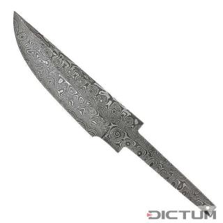 Čepel na výrobu nože 719317 - Stick Tang Blade Blank, Rose Damascus
