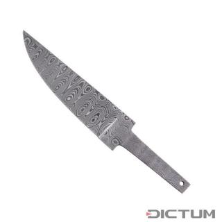 Čepel na výrobu nože 719633 - Stick Tang Blade Blank, Ladder Damascus