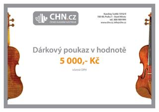 Dárkový poukaz 5000 Kč