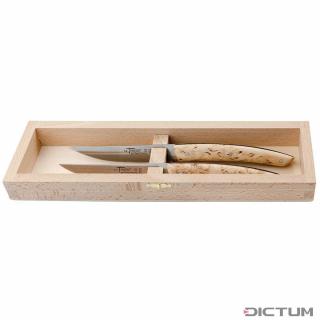 Steakové nože 719998 - Le Thiers® Steak and Table Knives, Masur Birch