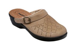 Santé pantofle PO/5284 dámská béžová Barva: 40/béžová, Velikost: 36