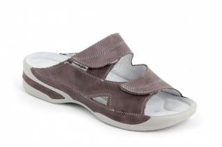Zdravotní pantofle Medistyle Lucy Barva: šedo-fialová 5L-E1LA, Velikost: 35