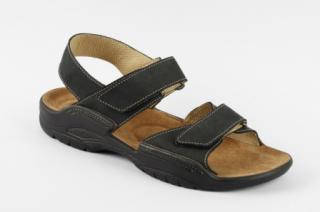 Zdravotní sandály Medistyle Karel černé Velikost: 42