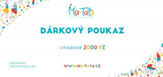 Dárkový poukaz 2000 Kč