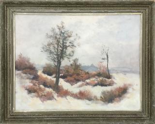 Zimní krajina u trosek – Karel Jan Sigmund (1897 – 1959)