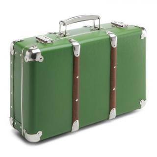 Nýtovaný kufr 40 cm varianta: zelená