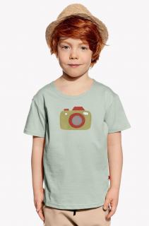 Pískací tričko s foťákem mint Velikosti dětské: 104 (4r)
