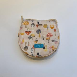 První kabelka pro holčičky Kabelky lumpka: Houbičky na béžové