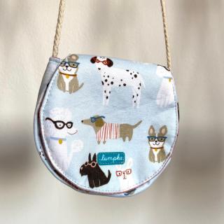 První kabelka pro holčičky Kabelky lumpka: Psi s brýlemi