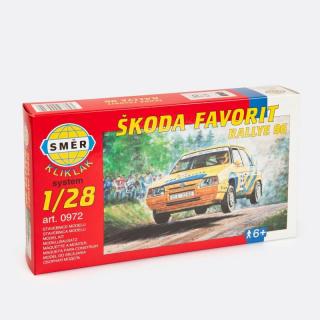 Stavebnice modelu Škoda Favorit Rallye 96