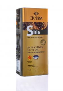 Extra pan. olivový olej SITIA PDO 0.3 5 l plech