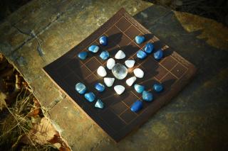 Hra Ard-ri, ABERDEEN dřevěné hrací kameny: dub, buk, jasan, topol, vrba ..