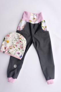 kalhoty Jabloňový květ velikosti: jarní   104/110 (3-4 roky)