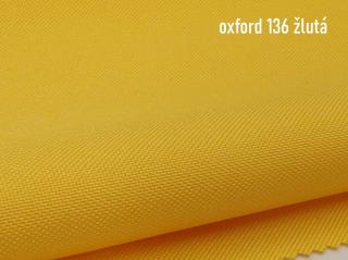 OXFORD 200/136 žlutá 160cm / METRÁŽ NA MÍRU