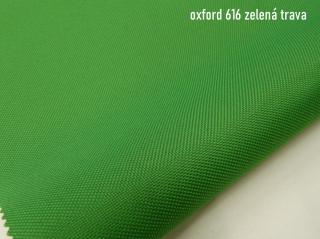 OXFORD 200/616 trávově zelená 160cm / METRÁŽ NA MÍRU