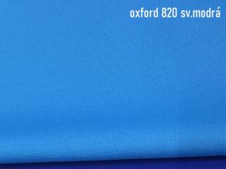 OXFORD 200/820 světle modrá 160cm / METRÁŽ NA MÍRU