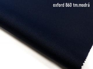 OXFORD 200/850 tmavě modrá 160cm / METRÁŽ NA MÍRU