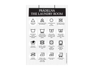 Plakát - Do prádelny (prací značky)