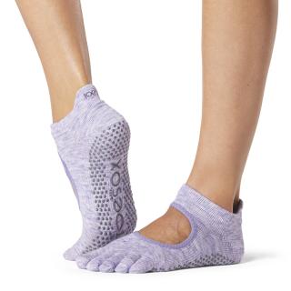 Ponožky na jógu prstové - Bellarina Heather Purple Velikost: S - 36-38,5