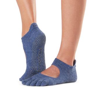 Ponožky na jógu prstové - Bellarina Navy Blue Velikost: S - 36-38,5