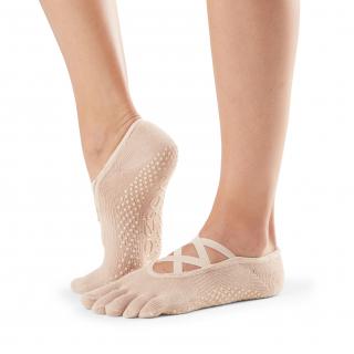 Ponožky na jógu prstové - Elle Nude Velikost: S - 36-38,5