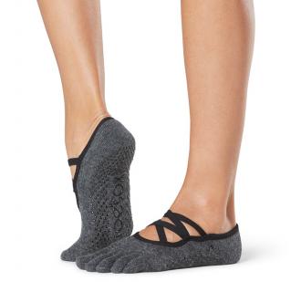 Ponožky na jógu prstové - Elle Pansy Velikost: M - 39-42,5