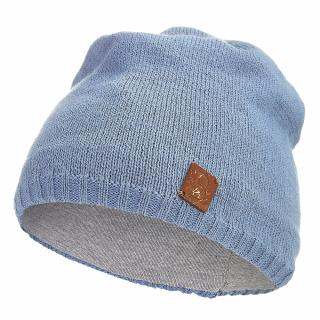 Čepice pletená hladká Outlast ® - ocelová Velikost: 5 | 49-53 cm
