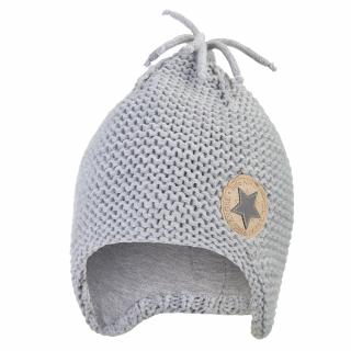 Čepice pletená na uši LA Outlast ® - sv.šedá LA Velikost: 2 | 39-41 cm
