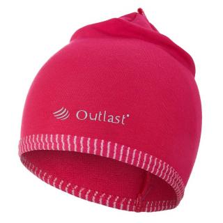 Čepice smyk lemovaná Outlast ® - sytě růžová Velikost: 1 | 36-38 cm