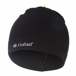 Čepice smyk natahovací Outlast ® - černá Velikost: 4 | 45-48 cm