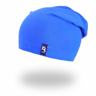Čepice smyk spadlá BARIDI Outlast® - modrá royal Velikost: 5 | 49-53 cm