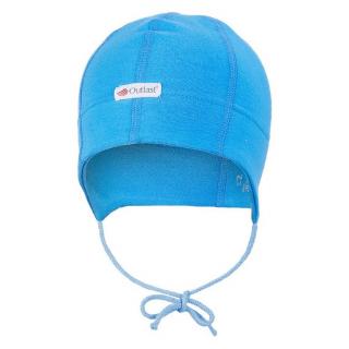 Čepice smyk zavazovací plochý šev Outlast® - modrá Velikost: 1 | 36-38 cm