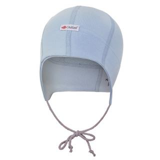Čepice smyk zavazovací plochý šev Outlast® - sv.modrá Velikost: 0 | 33-35 cm