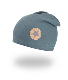 Čepice spadlá hřejivá - tm.lišejník Velikost: 3 | 42-44 cm