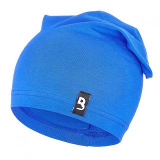 Čepice tenká spadlá BARIDI Outlast® - modrá royal Velikost: 5 | 49-53 cm