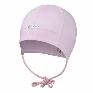 Čepice tenká zavazovací plochý šev Outlast® - růžová baby Velikost: 0 | 33-35 cm